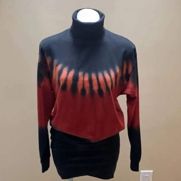 Young Fabulous & Broke Asymmetrical Turtleneck Sweatshirt - Picture 1 of 11